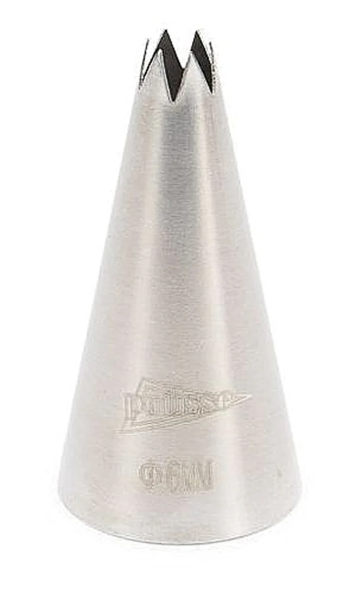 Patisse Spuitmondje Ster RVS 5 mm – Decoratie Accessoire