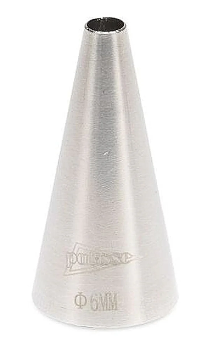 Patisse Spuitmondje RVS 5 mm – Ronde Tuit