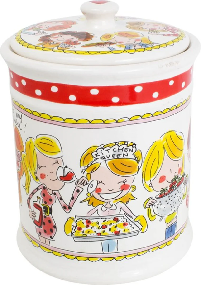 Blond Amsterdam Even Bijkletsen Voorraadpot – Rood