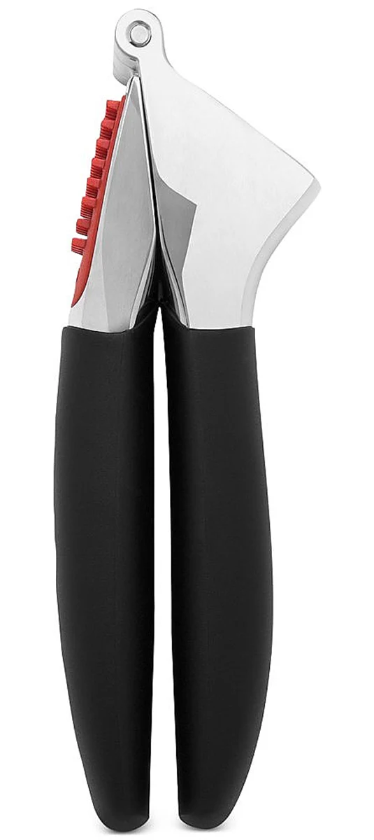 OXO Good Grips Knoflookpers Zwart – Comfortabel & Sterk