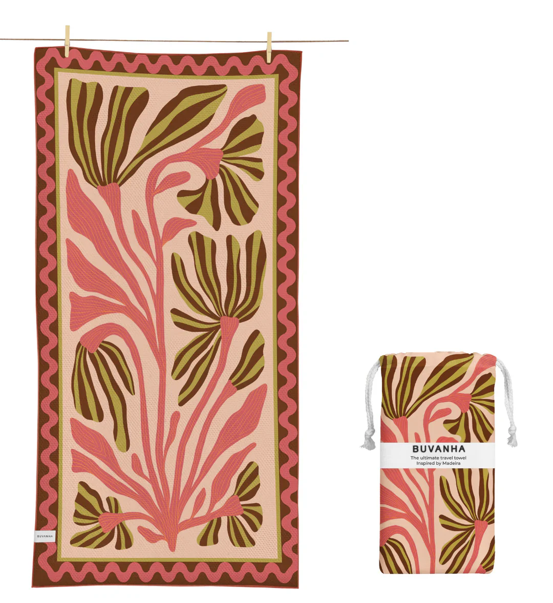 Buvanha Handdoek Madeira Medium