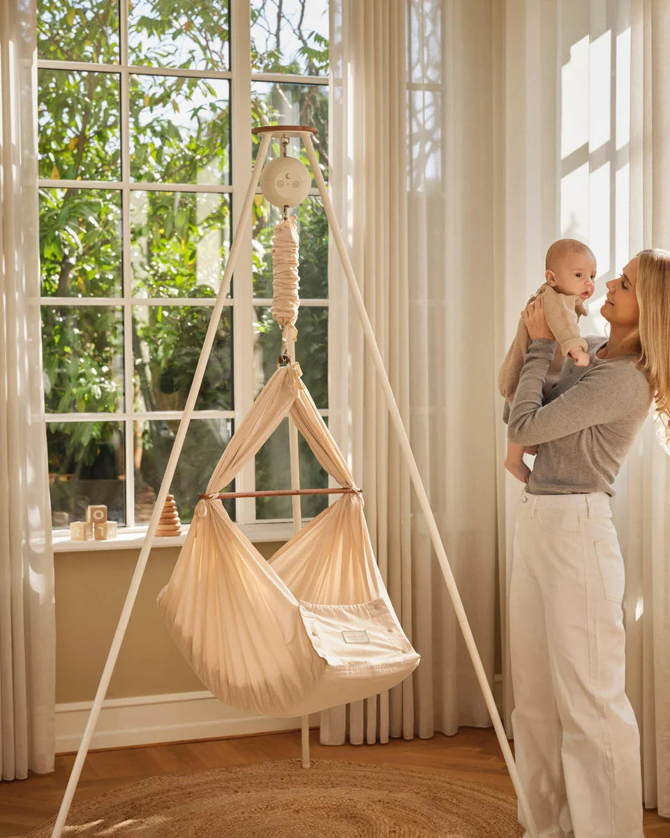 Bundel met Wiegmotor en statief – Hangmat – Classic Bundle Baby Hammock – Moonboon