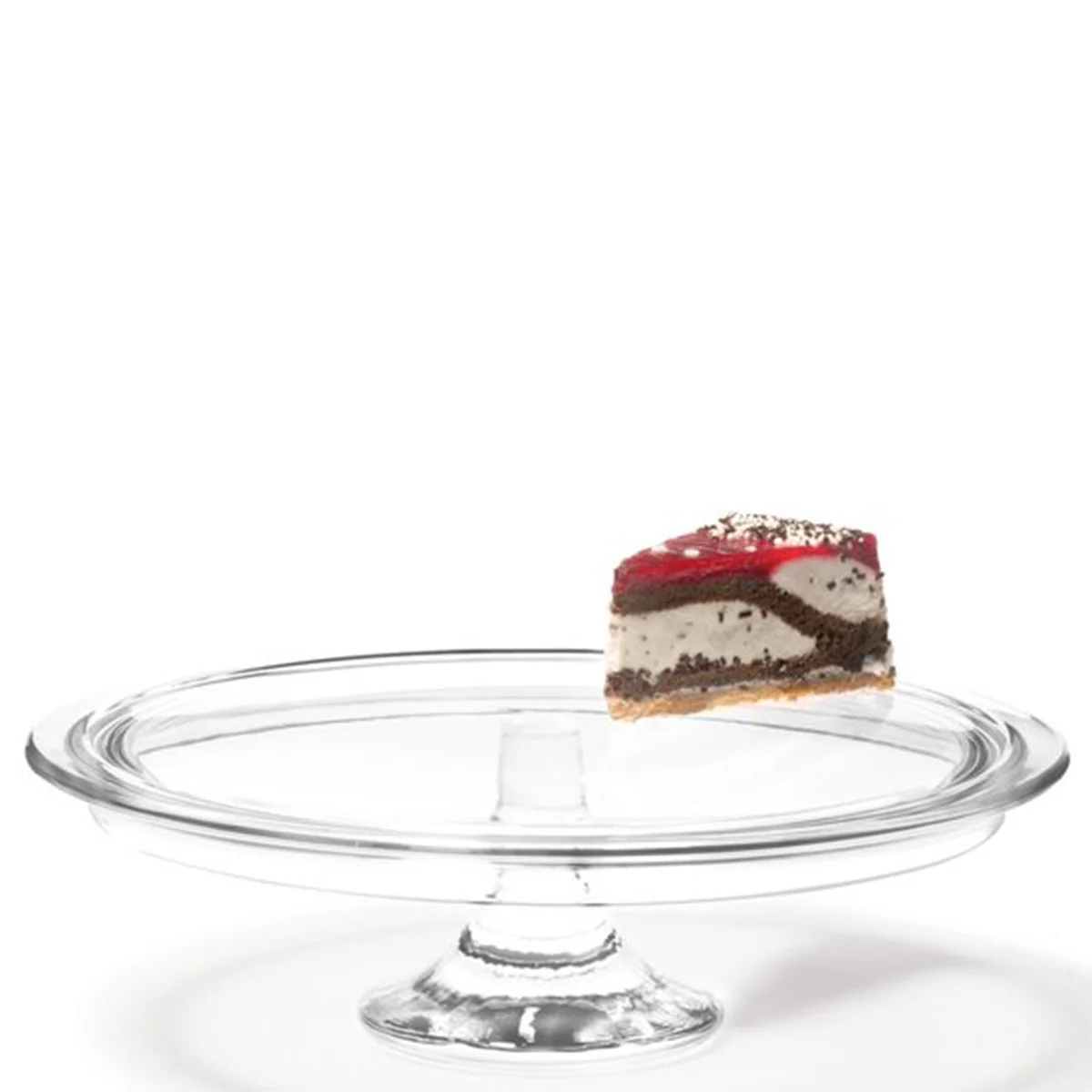 Leonardo Ciao taartplateau Ø32 cm – helder glas