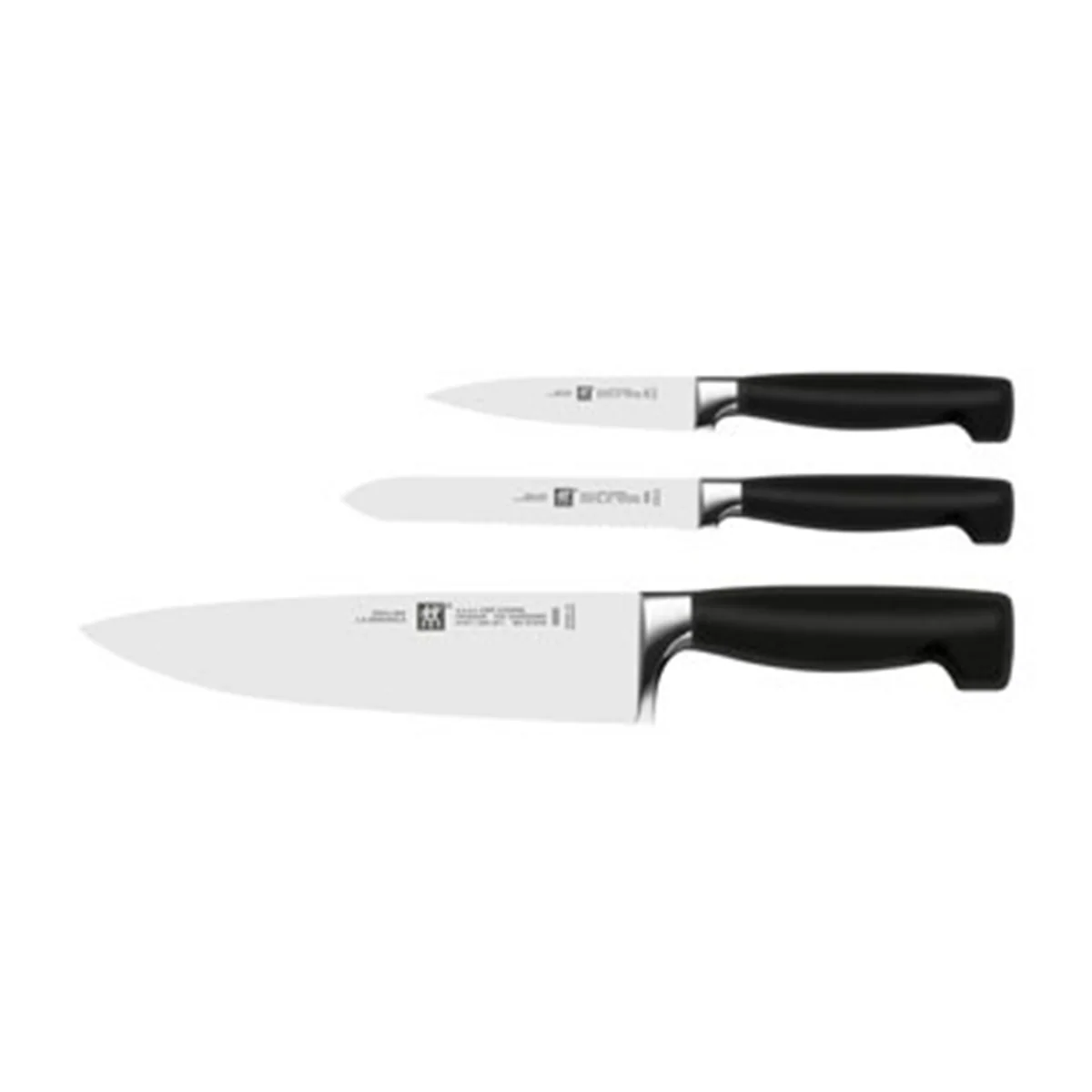 Zwilling J.A. Henckels Four Star Messenset 3-delig Zwart