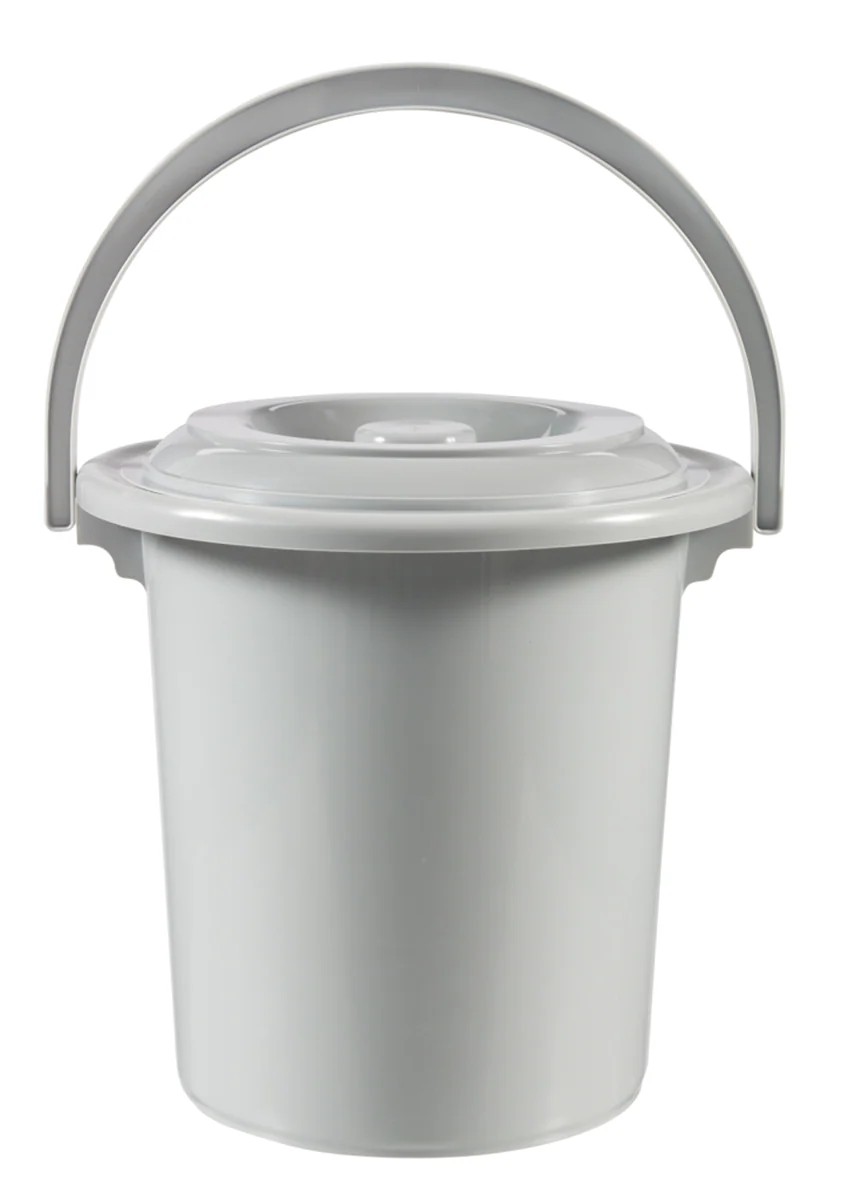 Curver Toiletemmer met deksel – 10 liter – Ø 31cm