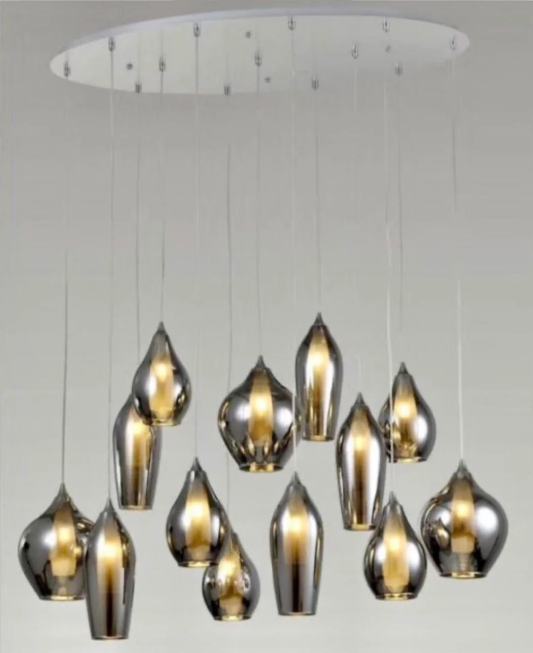 Design hanglamp Smokey 13 lampen