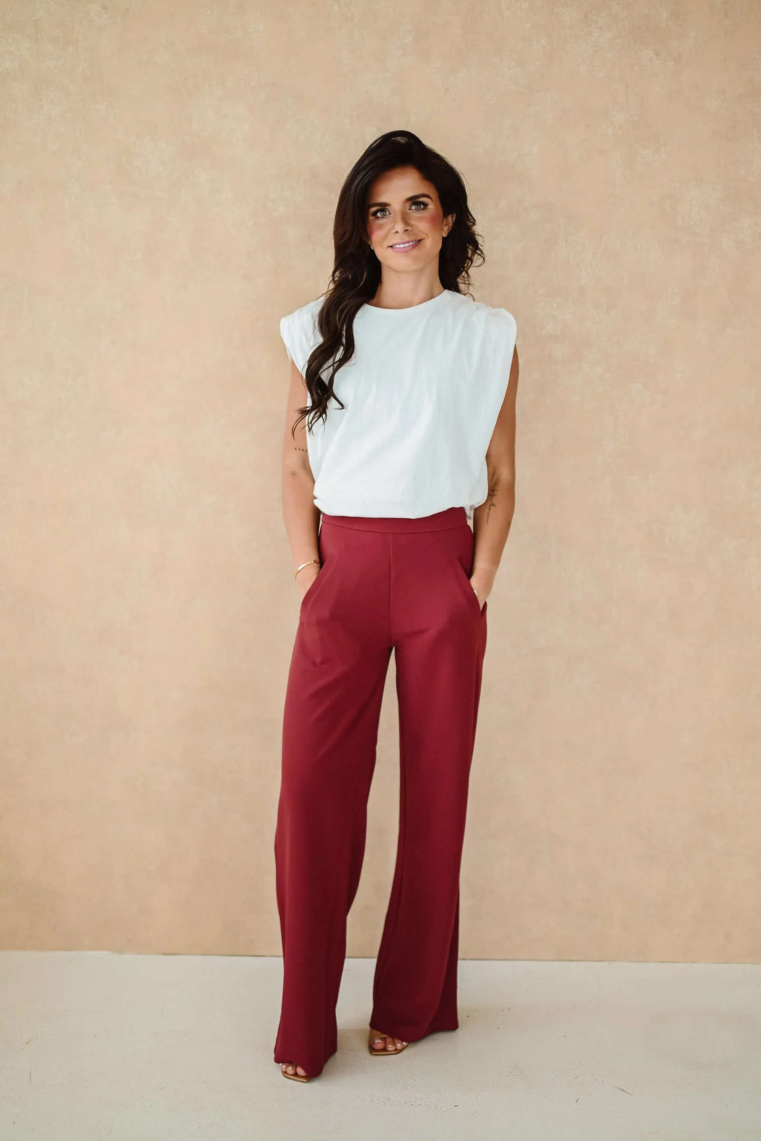 EMMELIE PANTALON RUBY RED