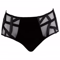 Serie Hoge Slip Zwart