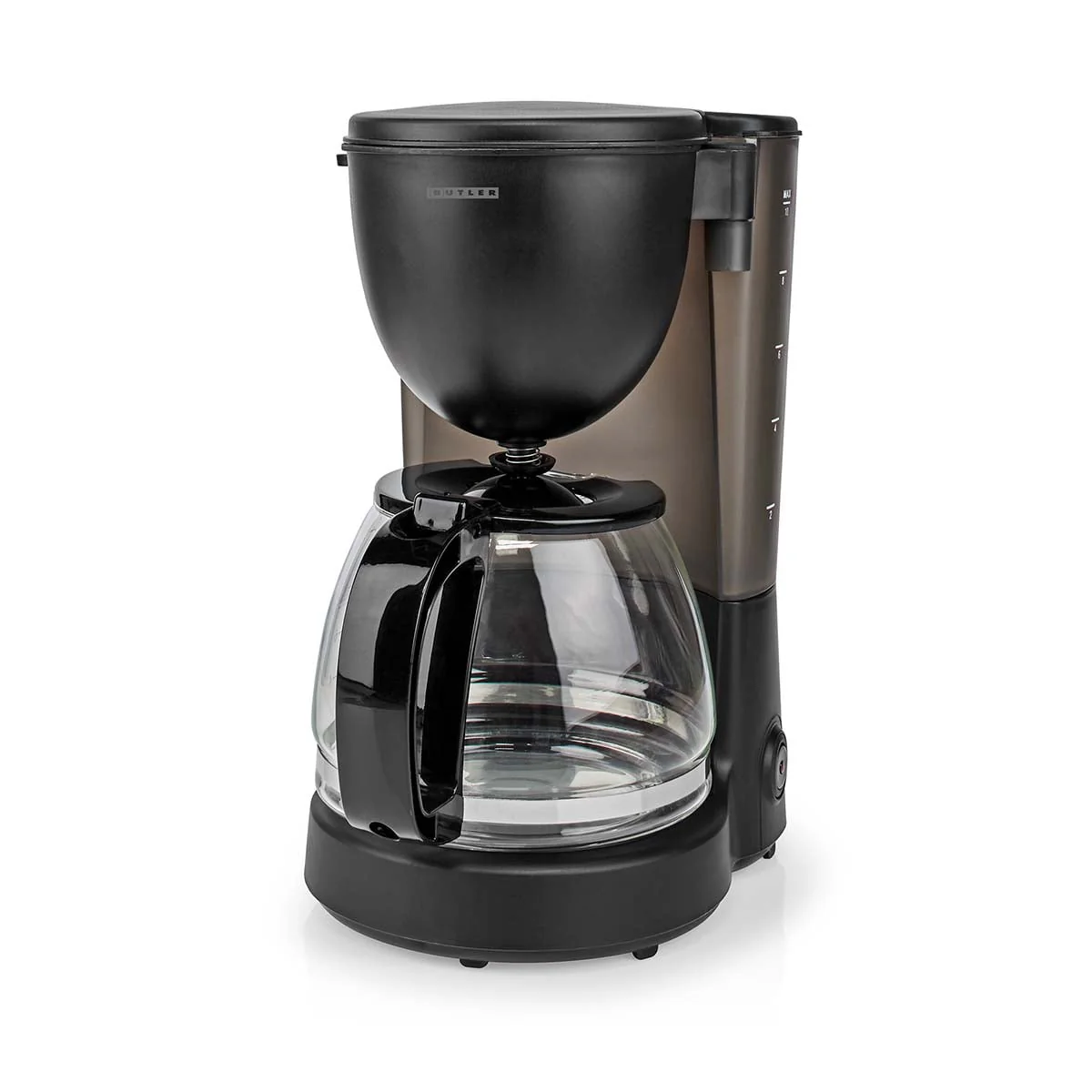 Butler 16100130 – Koffiezetapparaat – 1,25 l – 10 koppen – Warmhoudfunctie – Automatische uitschakeling – Zwart