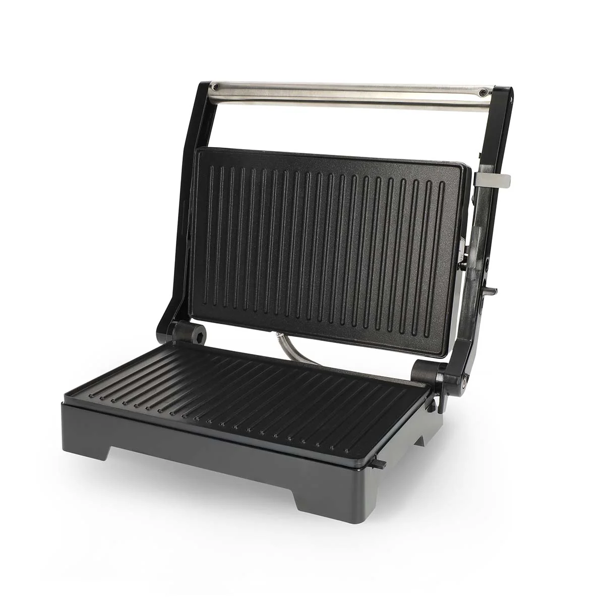 Melissa 16240111 – Panini Grill en Contactgrill – Antiaanbaklaag – Oververhittingsbeveiliging – 1000W – Zwart