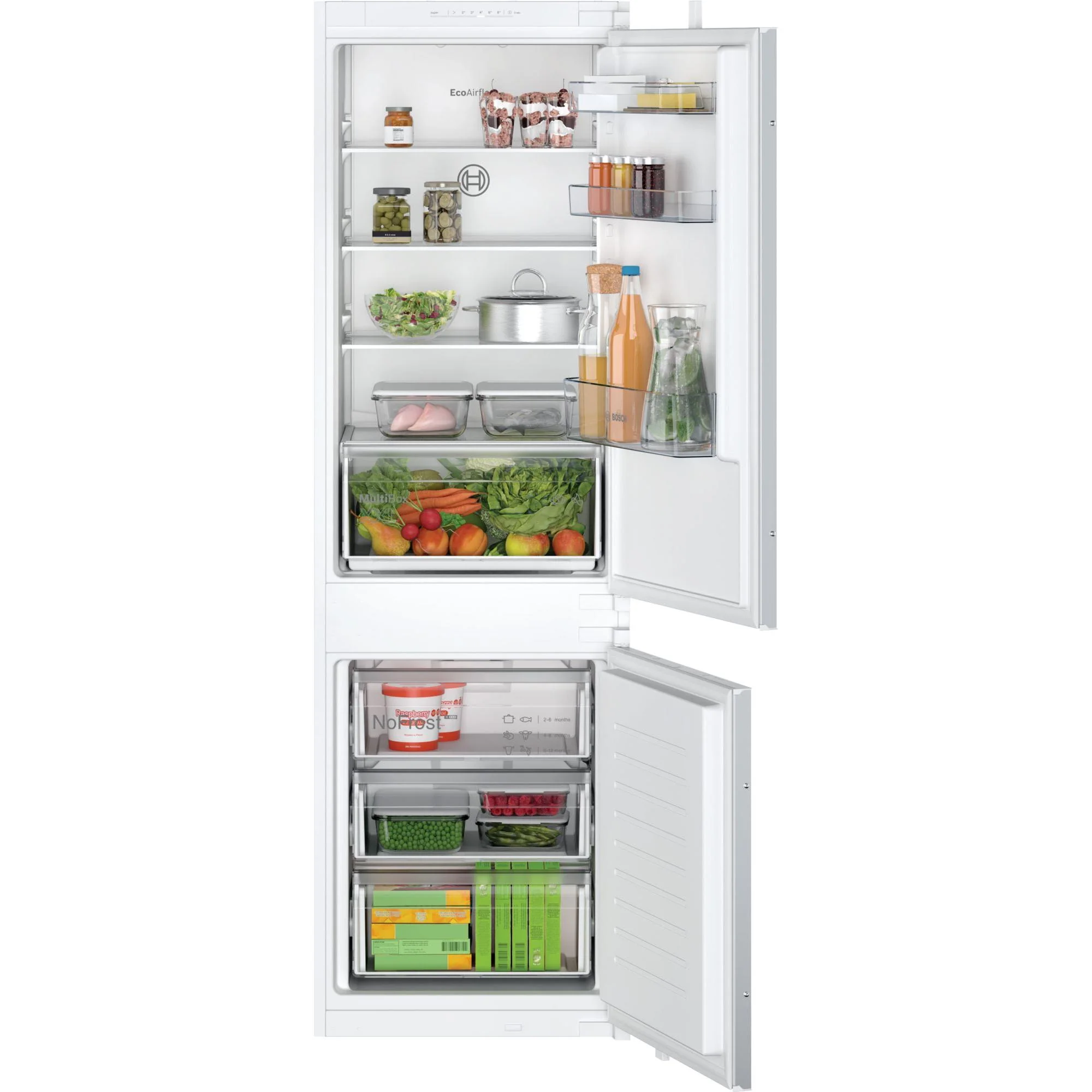 Bosch KIN86NSE0 – Serie 2 – Inbouw koel-vriescombinatie – 177.2 x 54.1 cm