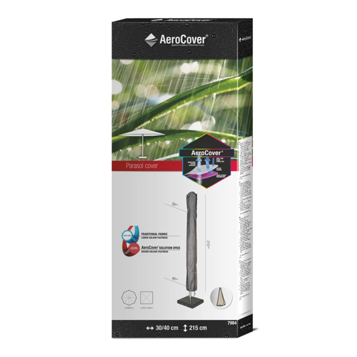 AeroCover Parasolhoes 215×30/40 cm – Antraciet