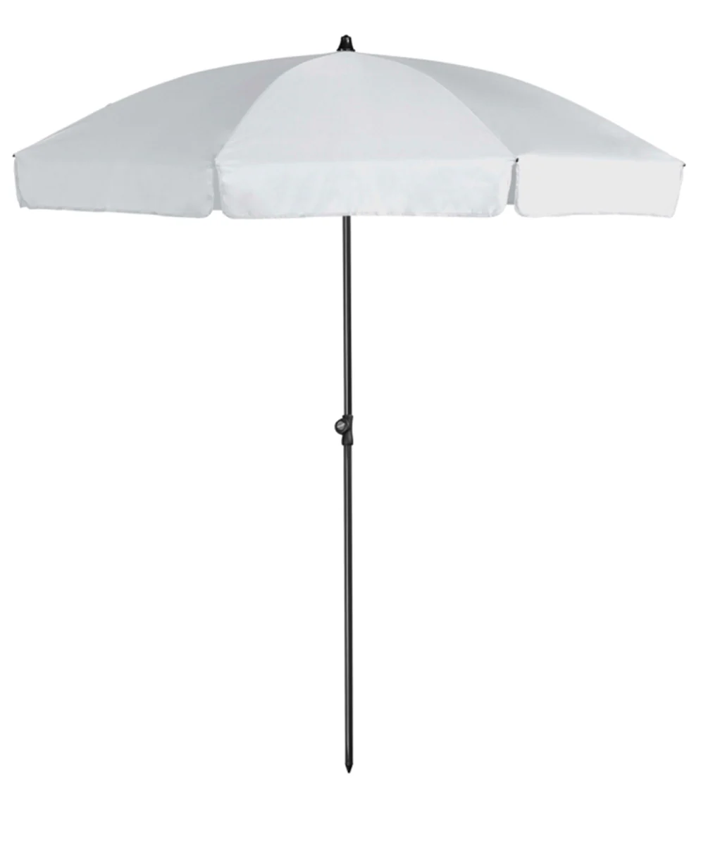 Platinum Aruba parasol Ø2 m wit met volant