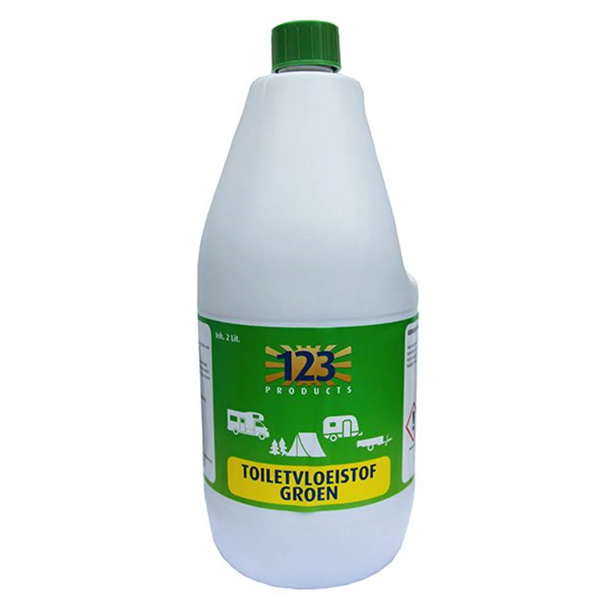 123-products toiletvloeistof groen – 2 liter