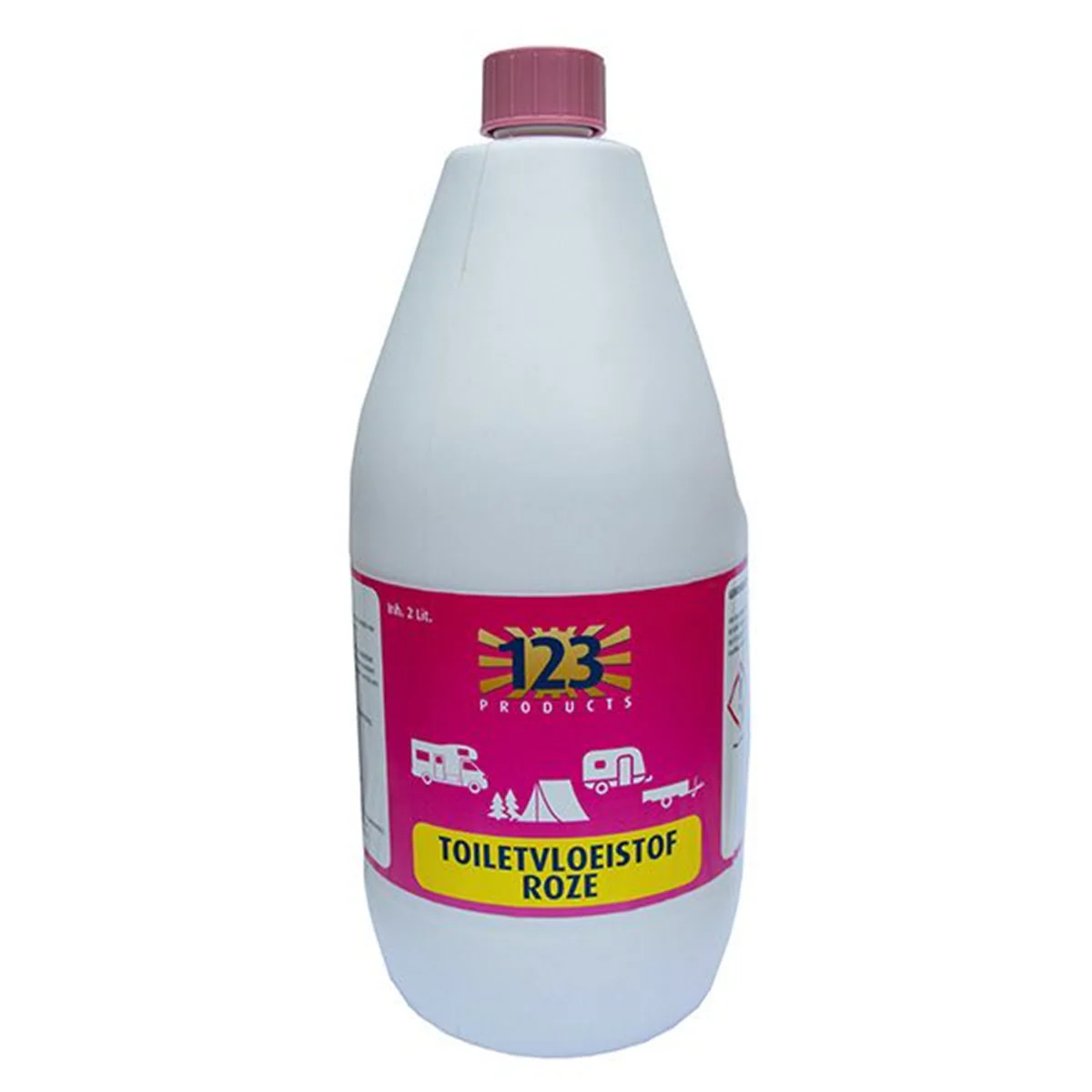 123-products spoelvloeistof roze – 2 liter