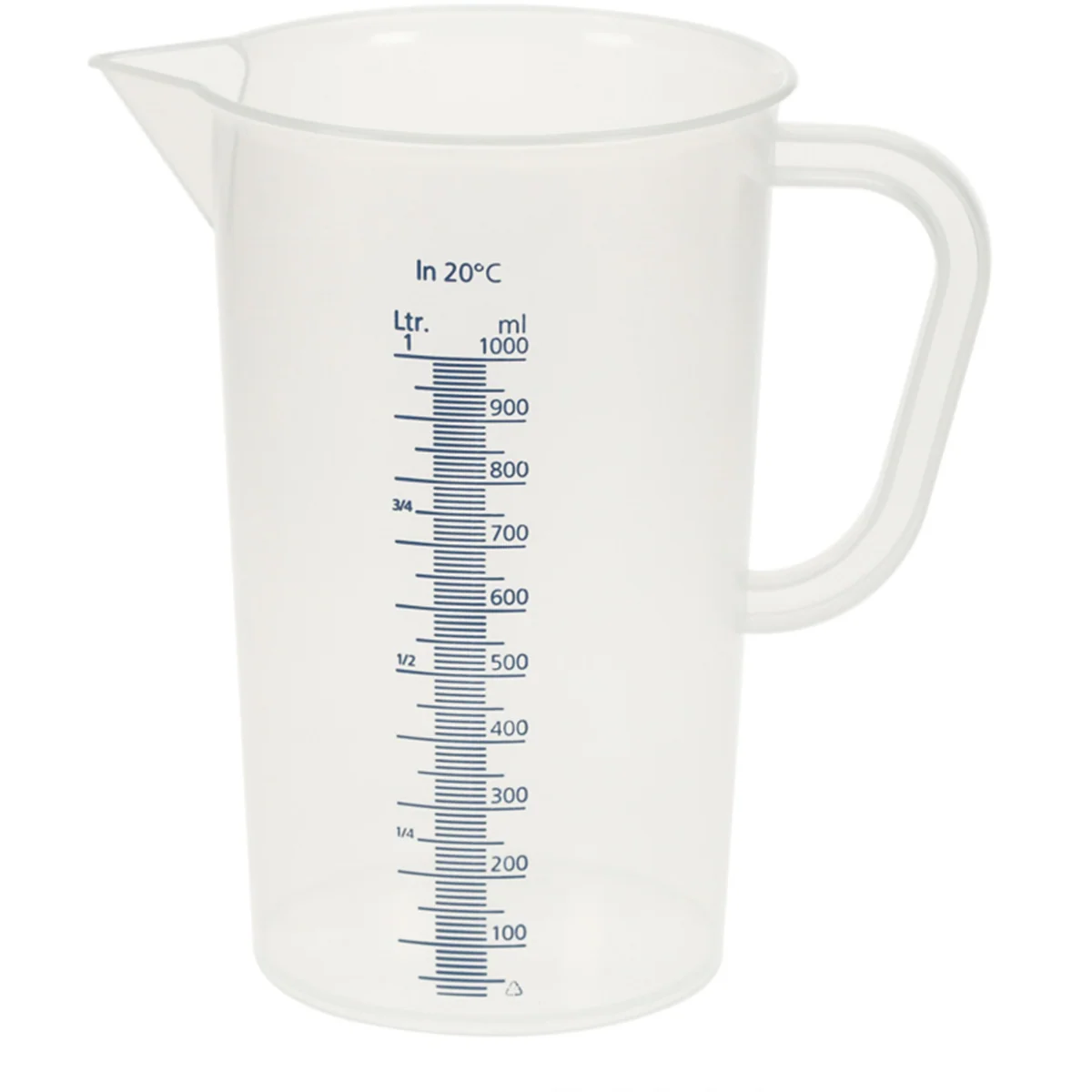 Vitlab maatbeker 500 ml – helder en duurzaam