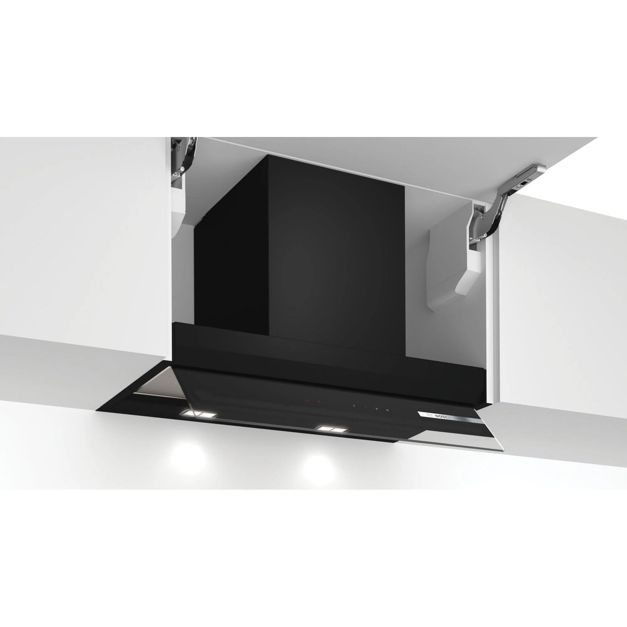 Bosch DBB67AM60 – Serie 6 – Geïntegreerde design Afzuigpkap – 60 cm – zwart glas – Zwart