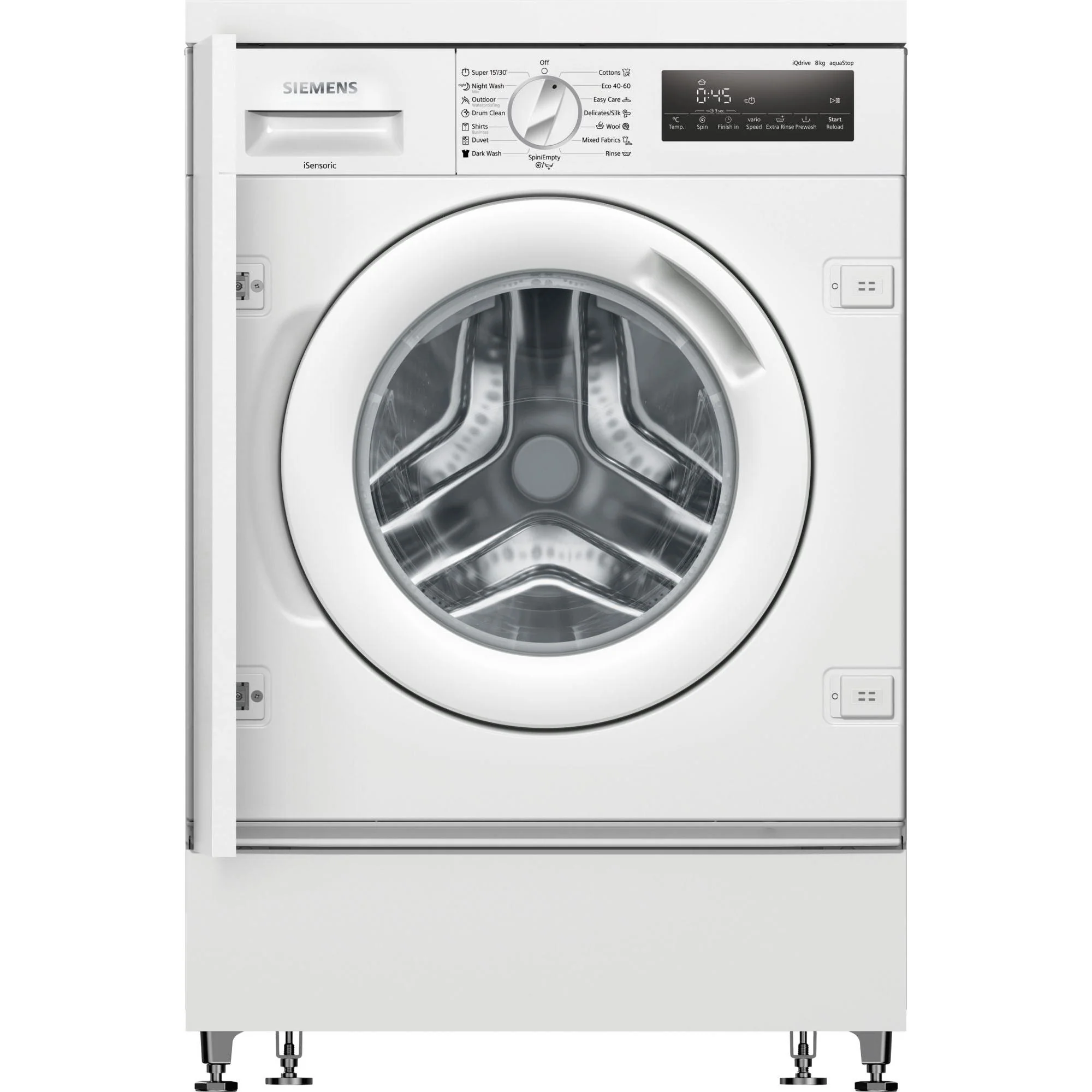Siemens WI14W542EU – iQ700 – Inbouw wasmachine – voorlader – 8 kg