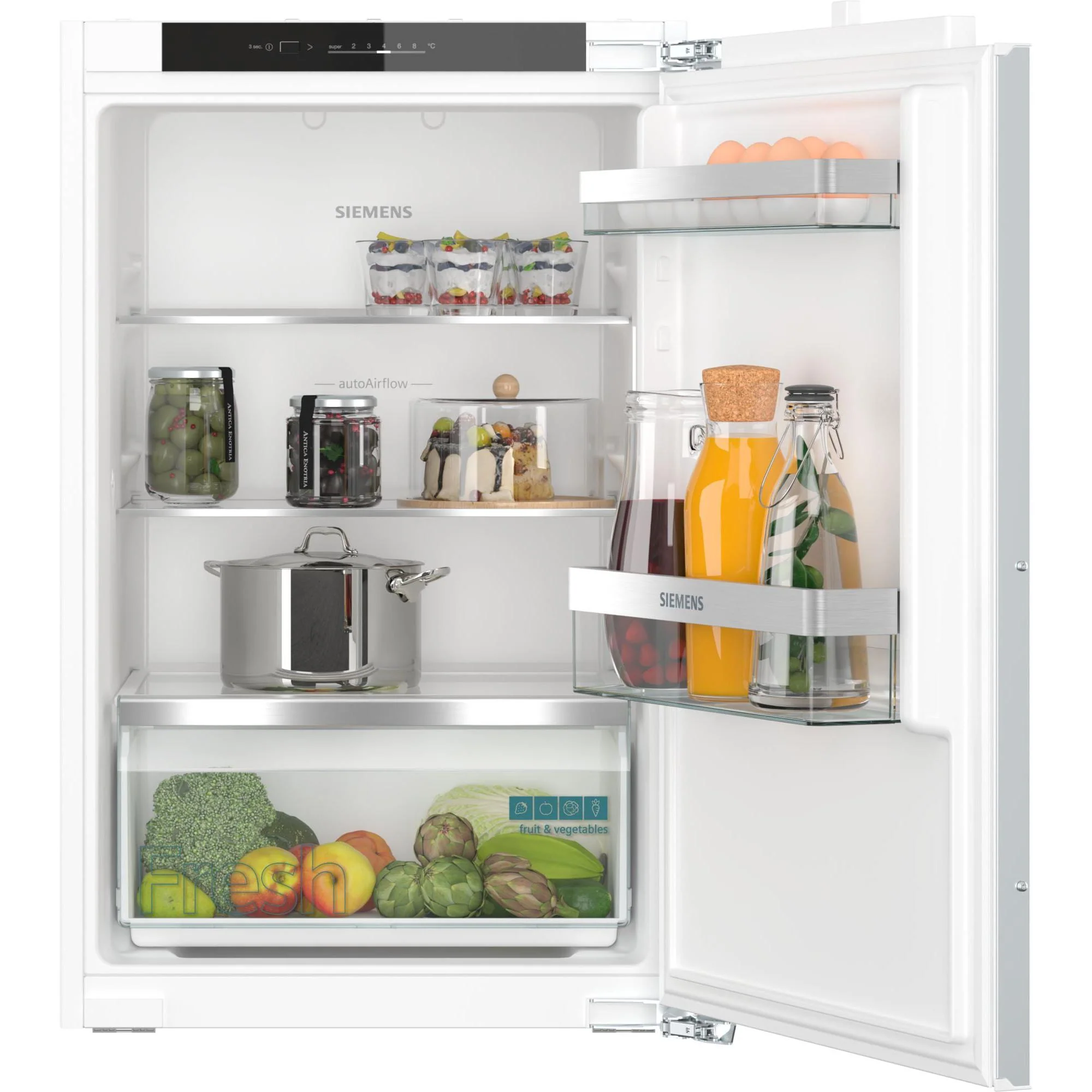 Siemens KI21R2FE0 – iQ300 – Inbouw koelkast – 88 x 56 cm – Vlakscharnier
