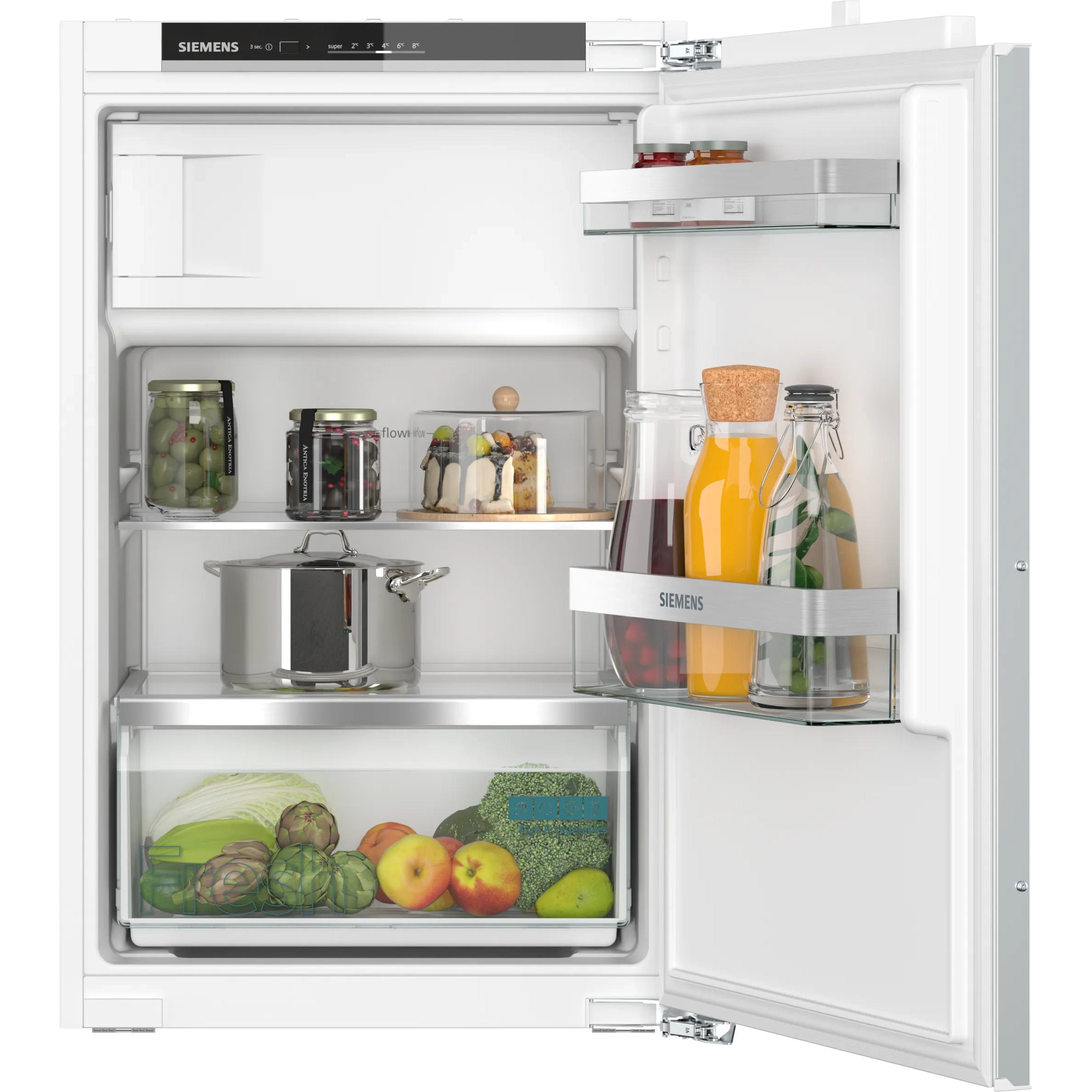 Siemens KI22L2FE0 – IQ300 – Inbouw – Koelkast – 88 cm