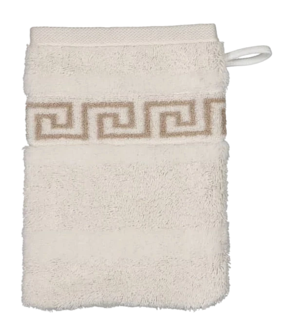 Cawö Noblesse Duo 1003/70 washand taupe 16×22 cm