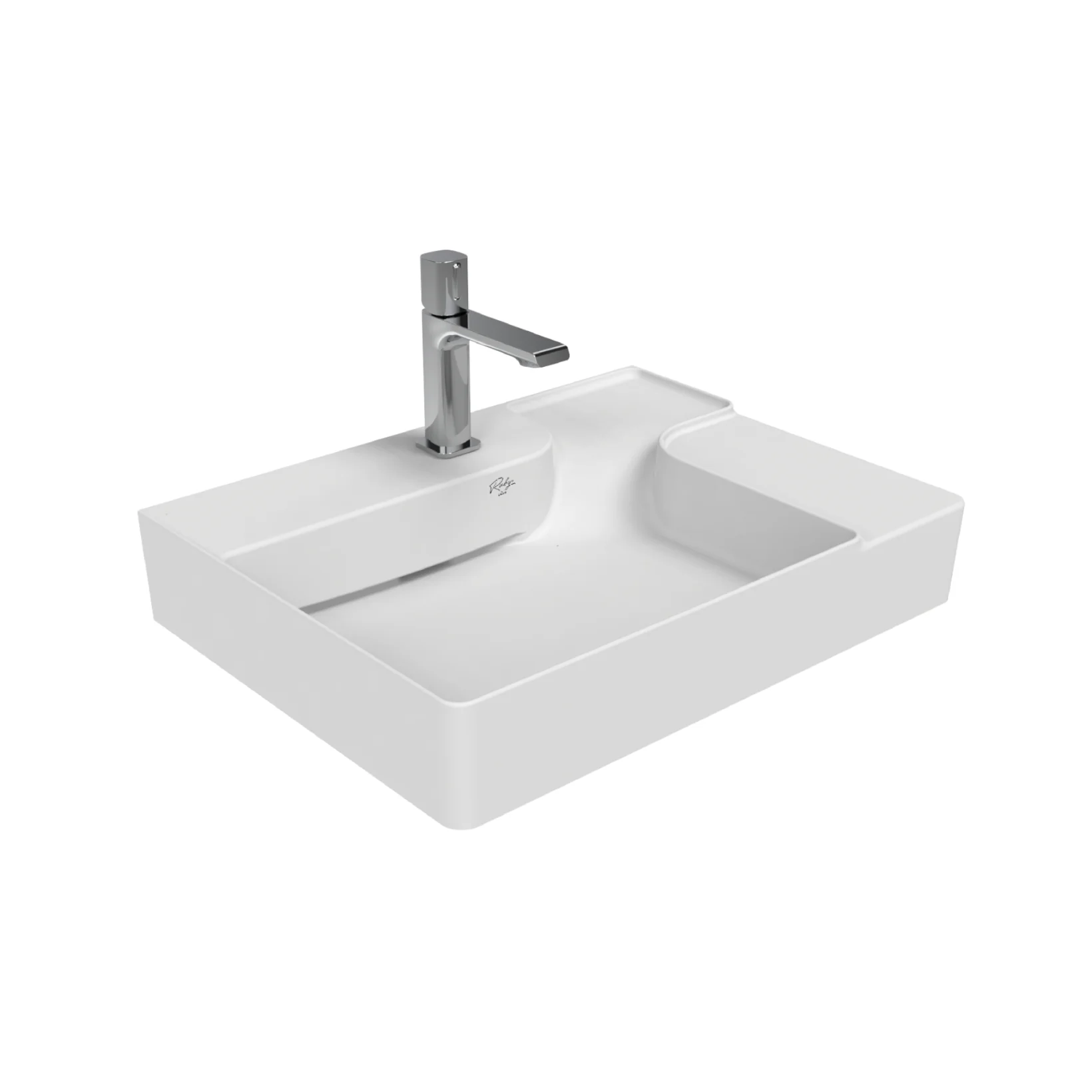 Creavit Ruby wastafel – opbouw – keramiek – met kraangat