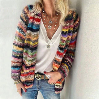 Charlotte – Kleurrijk Wollen Dames Vest