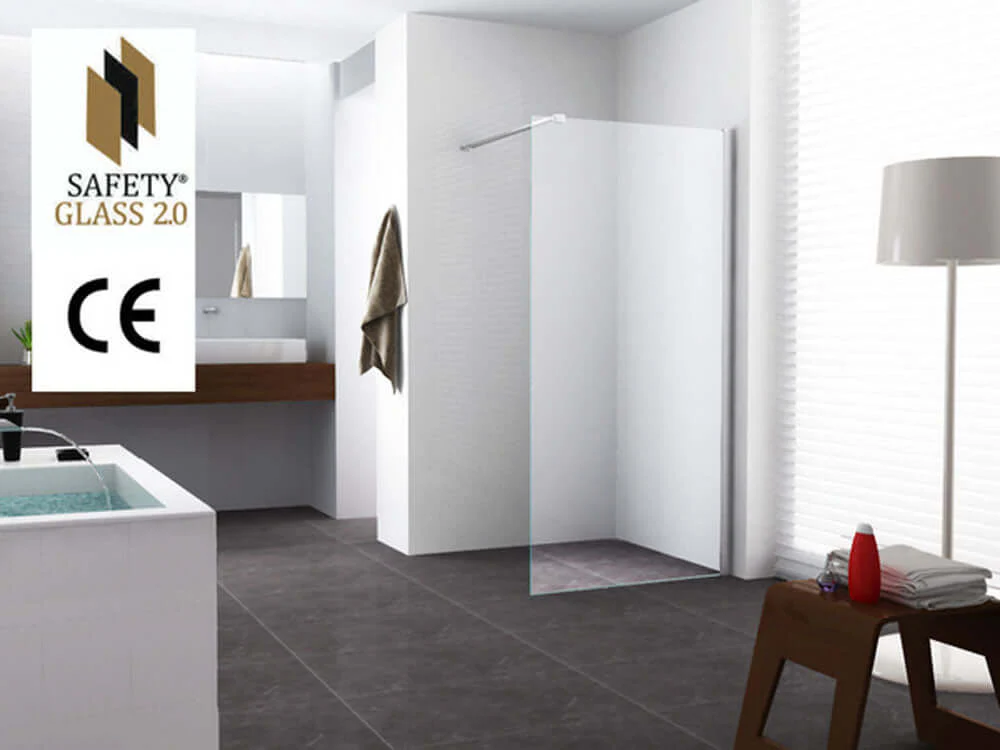 Veiligheidsglas 2.0 Inloopdouche Wiesbaden met Wandprofiel 1000X2000 10Mm Nano Glas