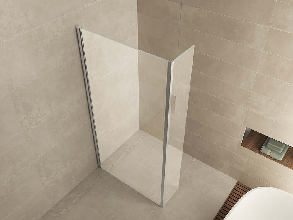 Zijwand Hoekprofiel Wiesbaden 40×200 cm 10 mm Nano Coating