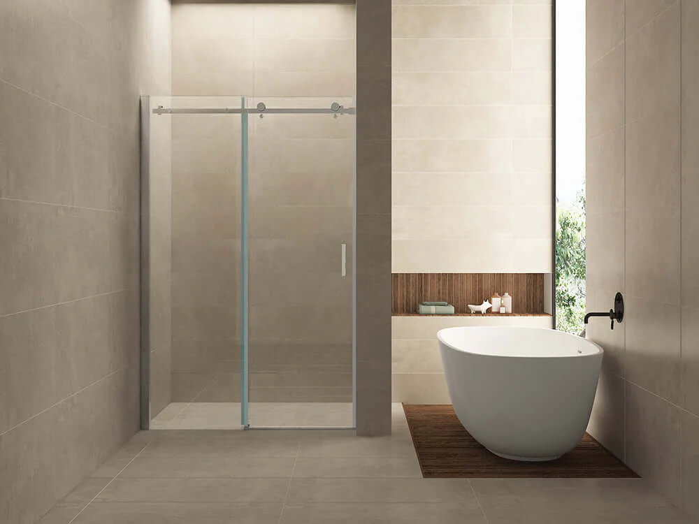 2-delige nisschuifdeur Wiesbaden 170X200 Cm met 8 mm Nano-coating
