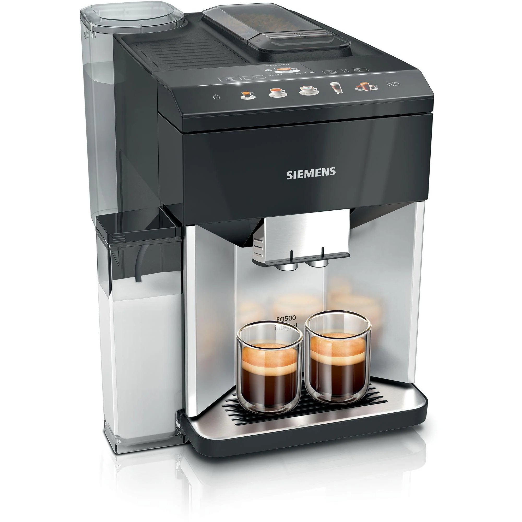Siemens TQ513R01 – EQ500 – Espresso volautomaat – Zilver/Piano black – Waterreservoir