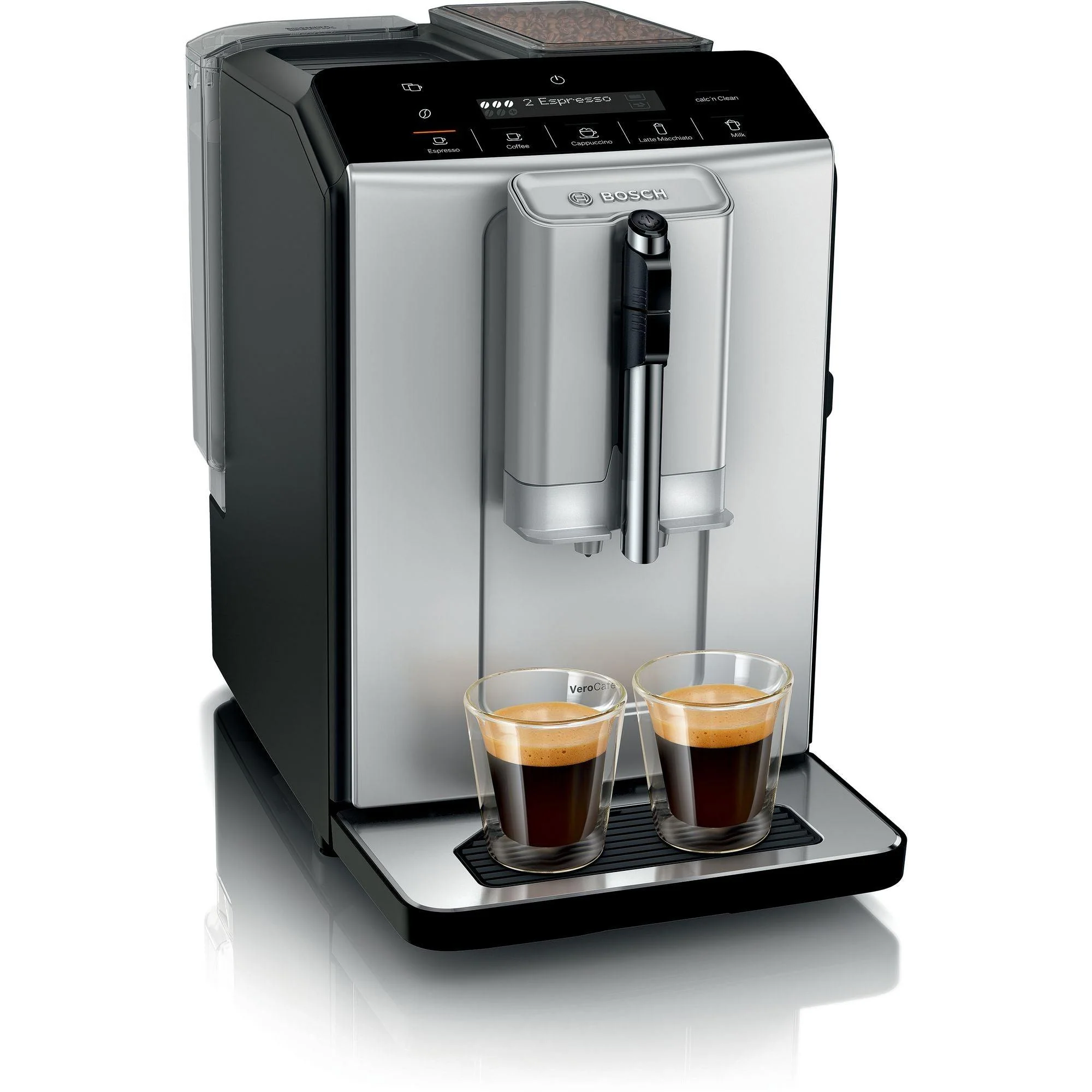 Bosch TIE20301 – Serie 2 – Espresso volautomaat – VeroCafe – zijdezilver