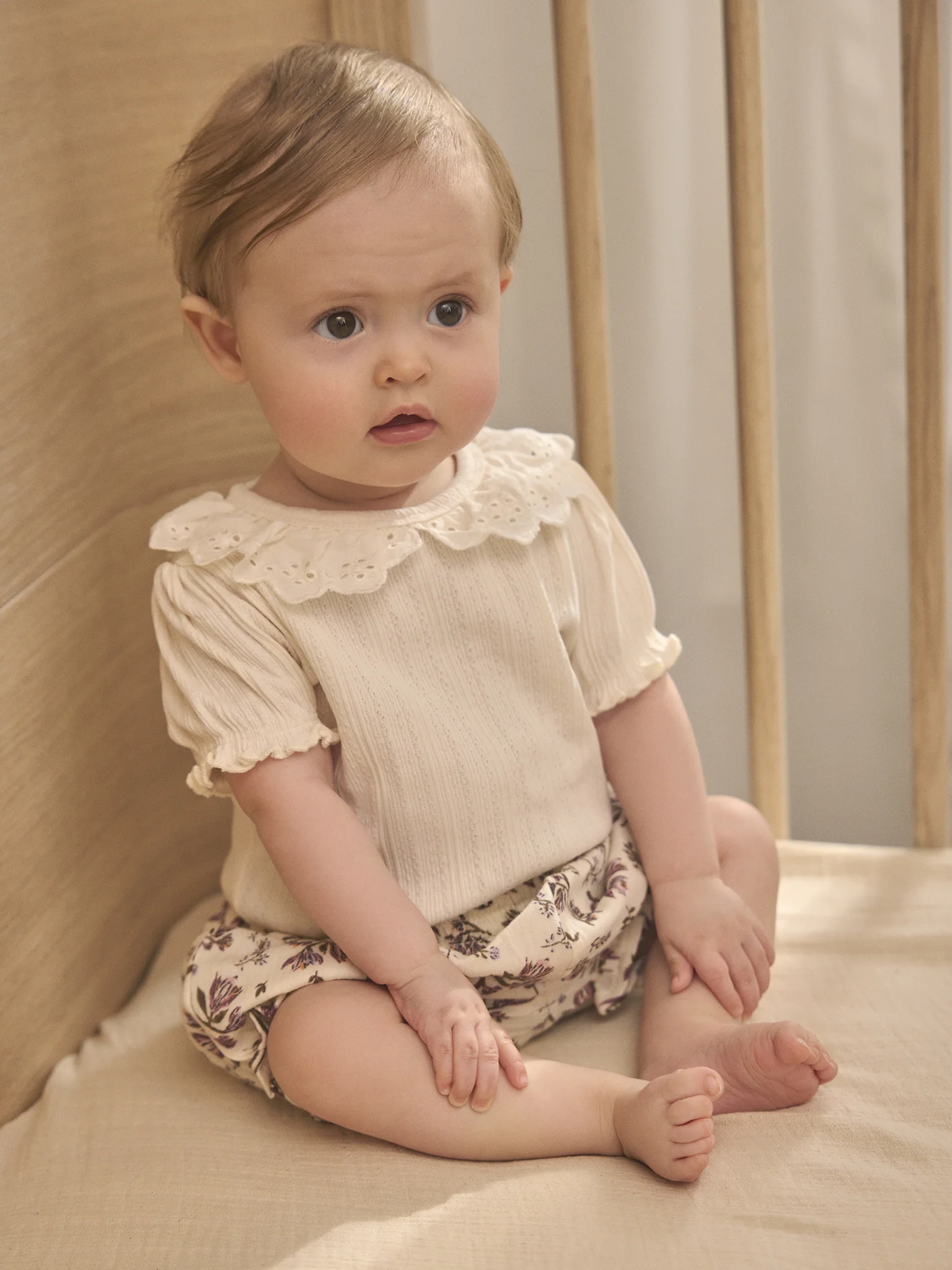 Luierbroekje met bloemetjes – Katoen Mousseline – Bloomers Floral Woven – En Fant