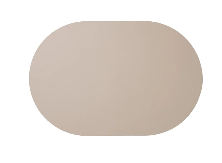ASA Leather Optic Placemat Ovaal 33×49,5 cm – Stone