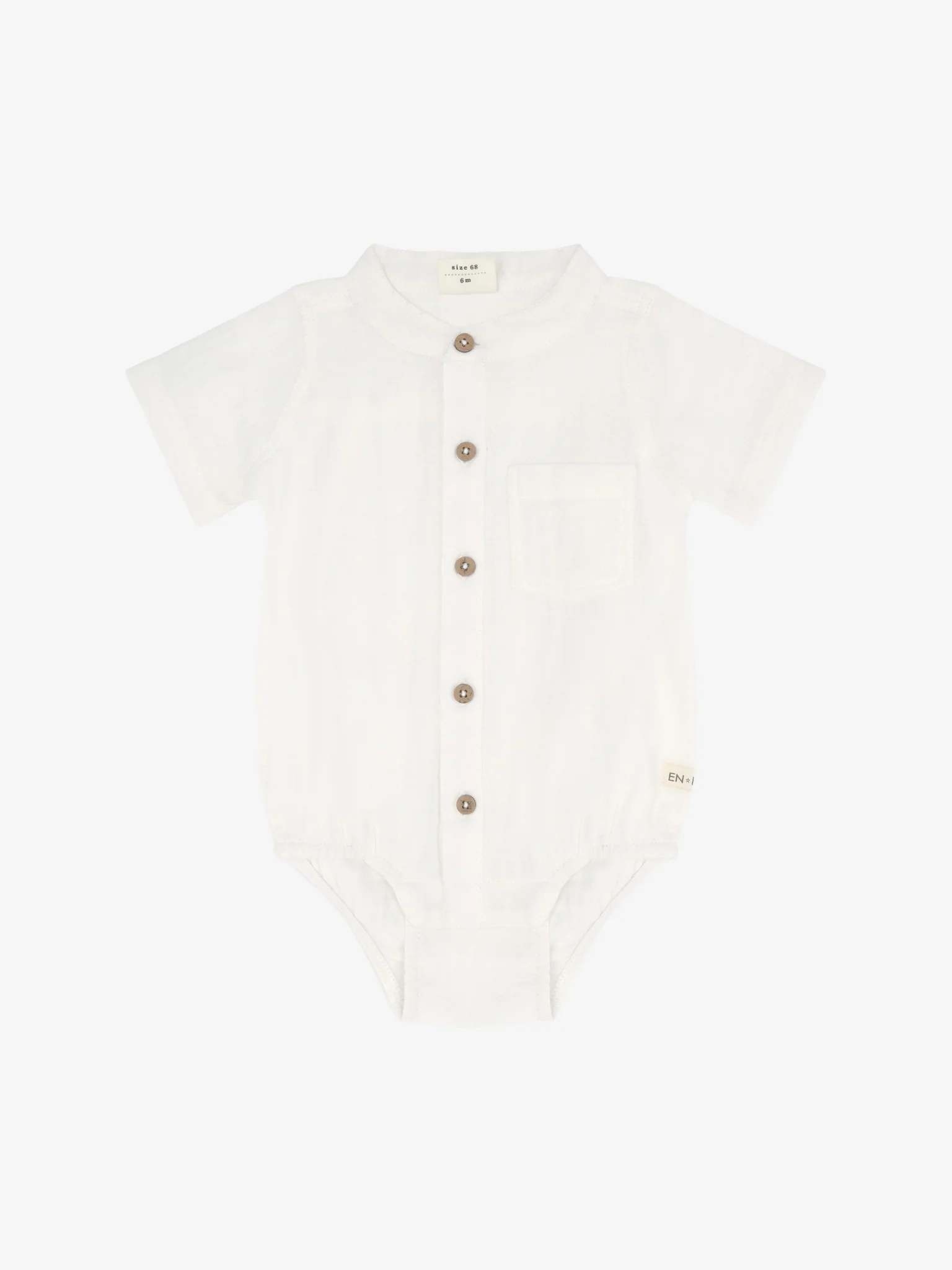 Korte Mouwen Romper – Biologisch katoen mousseline – Body Shirt SS – En Fant