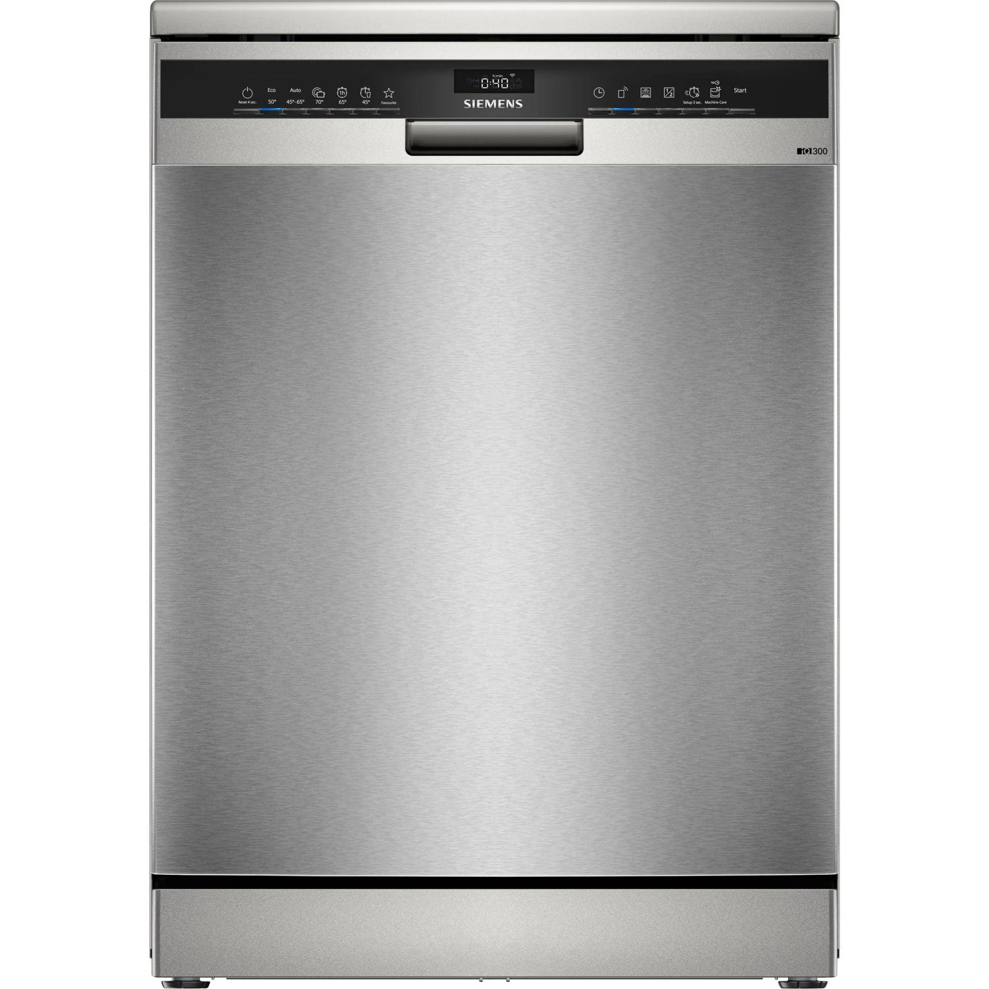 Siemens SN23HI02ME – iQ300 – Vrijstaande vaatwasser – 60 cm – Geborsteld staal AntiFingerprint