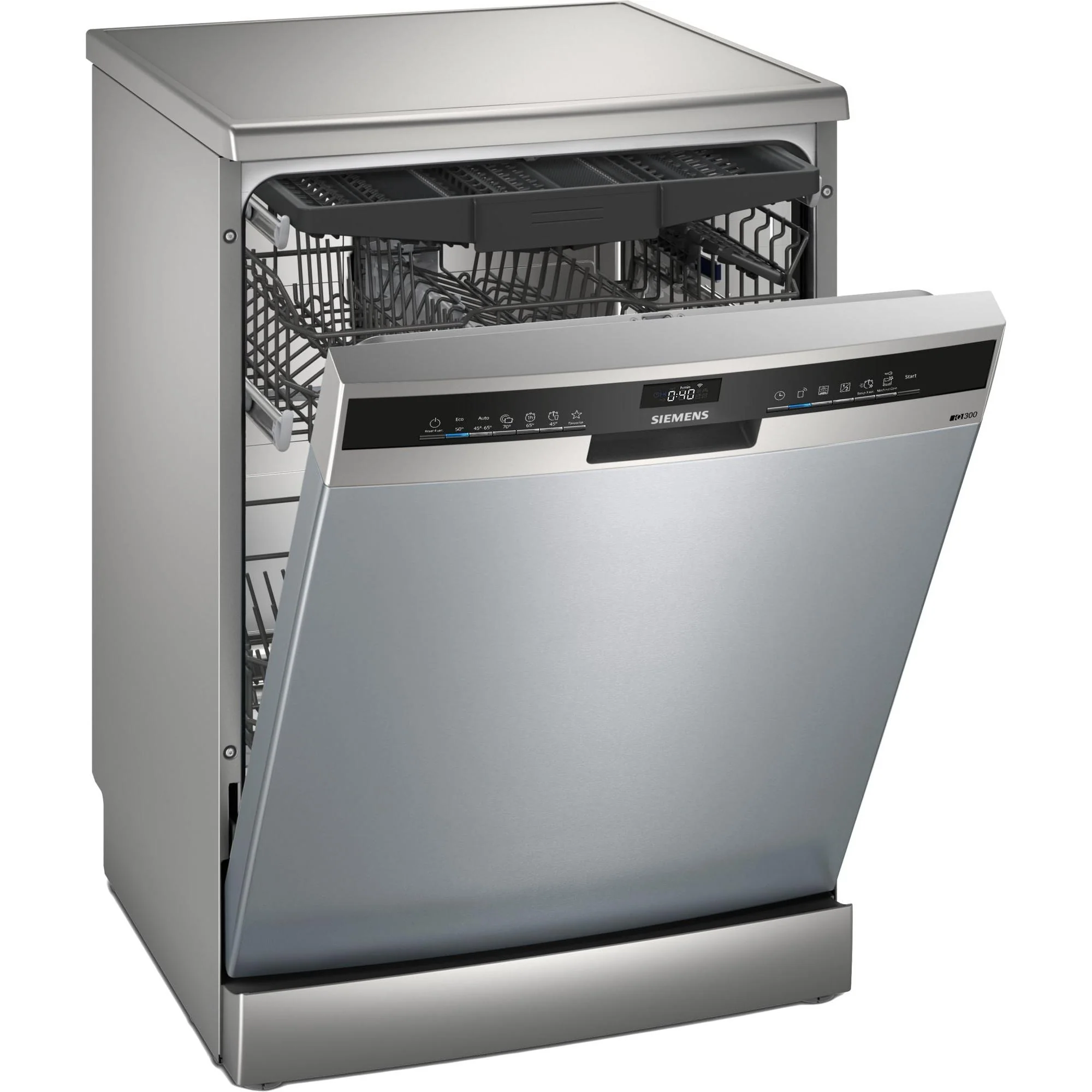 Siemens SN23EI03ME – iQ300 – Vrijstaande vaatwasser – 60 cm – Geborsteld staal AntiFingerprint