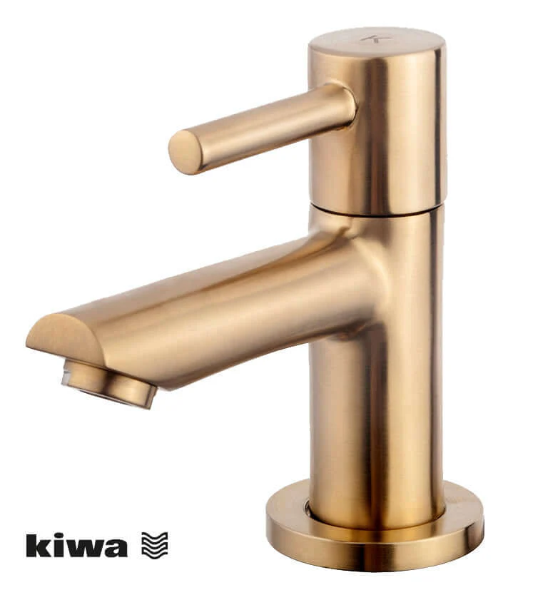 Amador Keramische Fonteinkraan Wiesbaden 1/2″ in geborsteld messing goud
