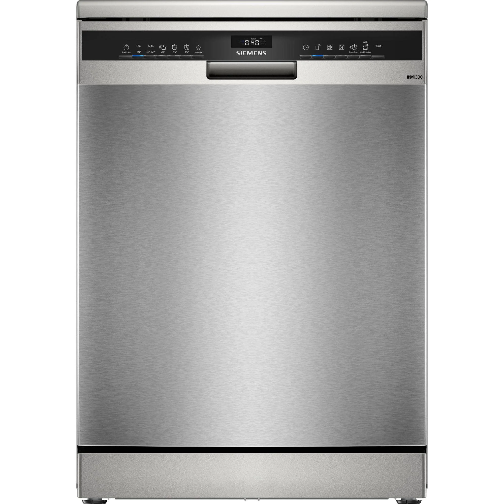 Siemens SN23HI02KE – iQ300 – Vrijstaande vaatwasser – 60 cm – Geborsteld staal AntiFingerprint