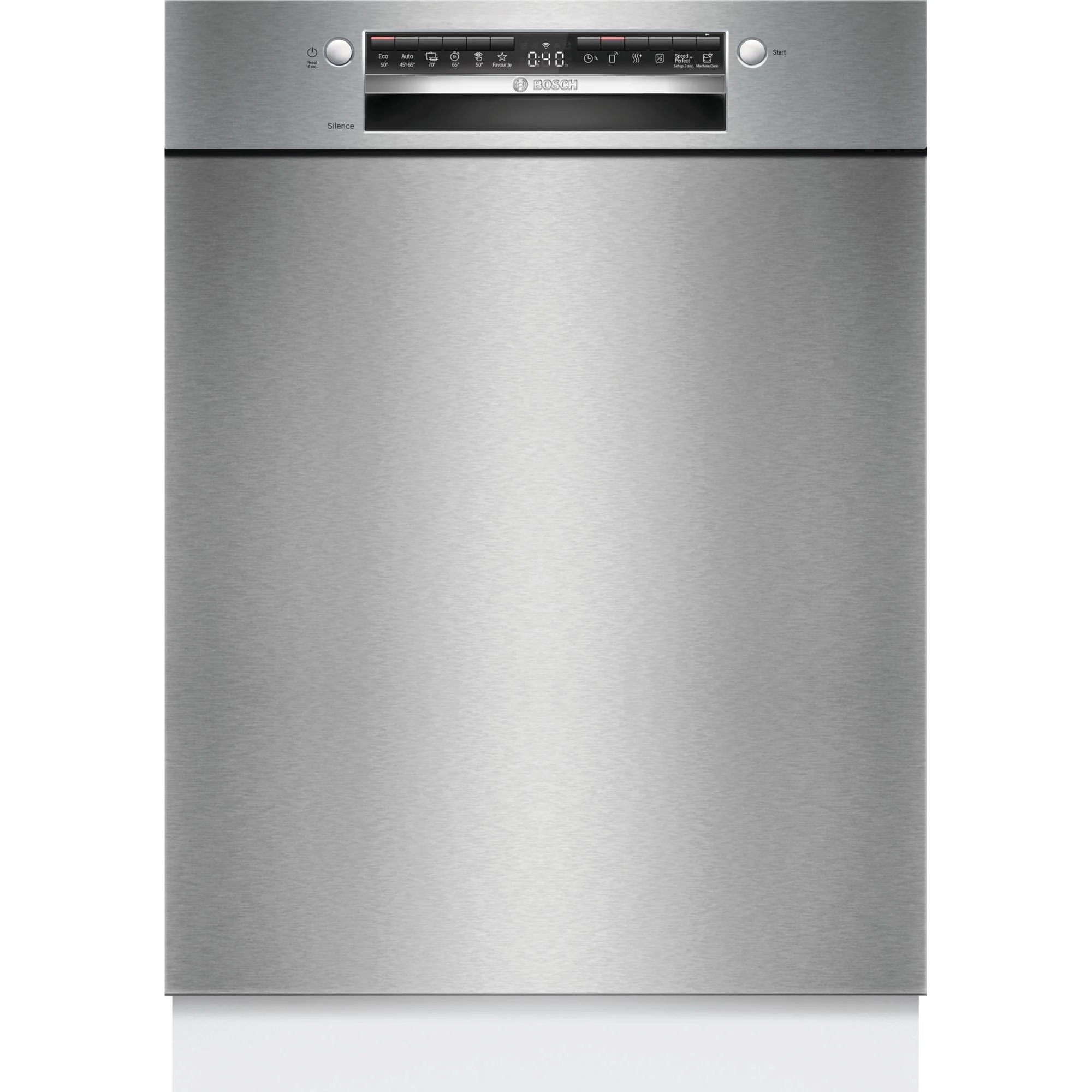 Bosch SMU4HTS00E – Serie 4 – Onderbouw vaatwasser – 60 cm – Geborsteld staal