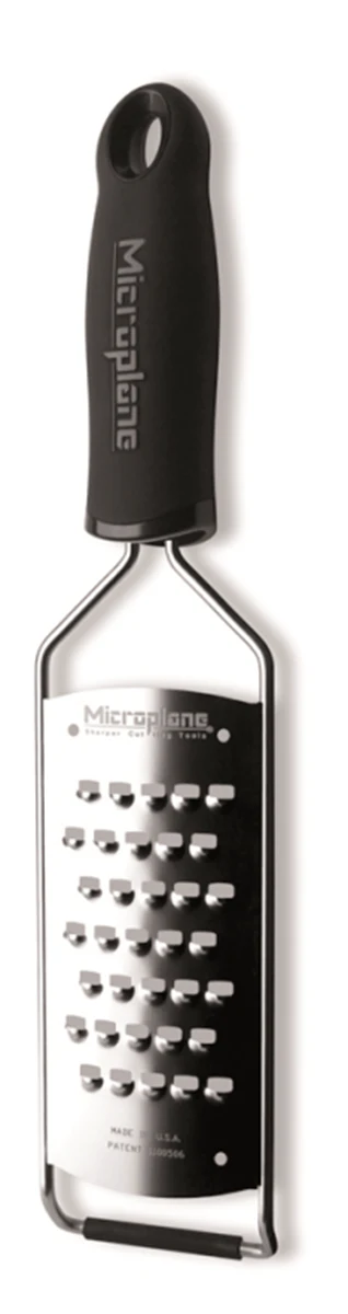 Microplane Gourmet Rasp Grof Zwart – RVS keukenrasp