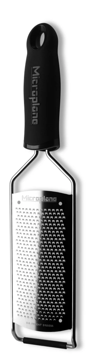 Microplane Gourmet Rasp Fijn Zwart – RVS Keukenrasp