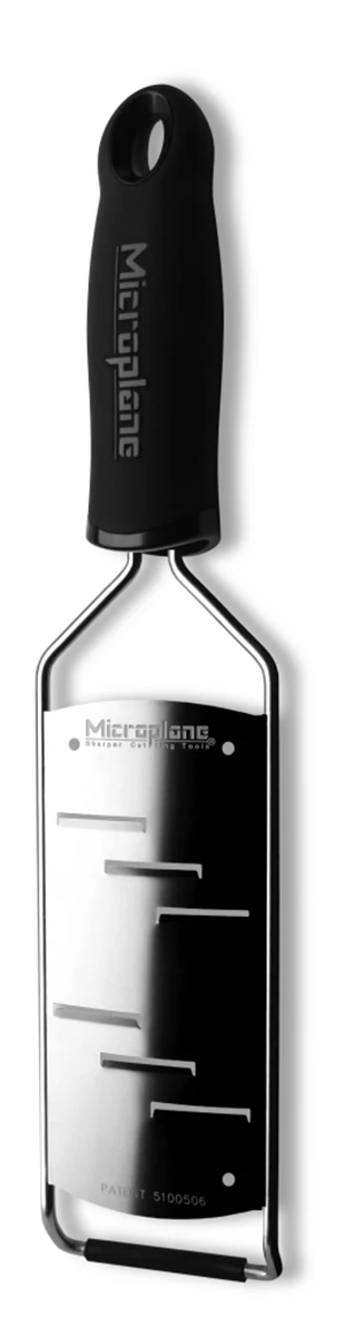 Microplane Gourmet Schaaf Groot Zwart – RVS Keukenrasp