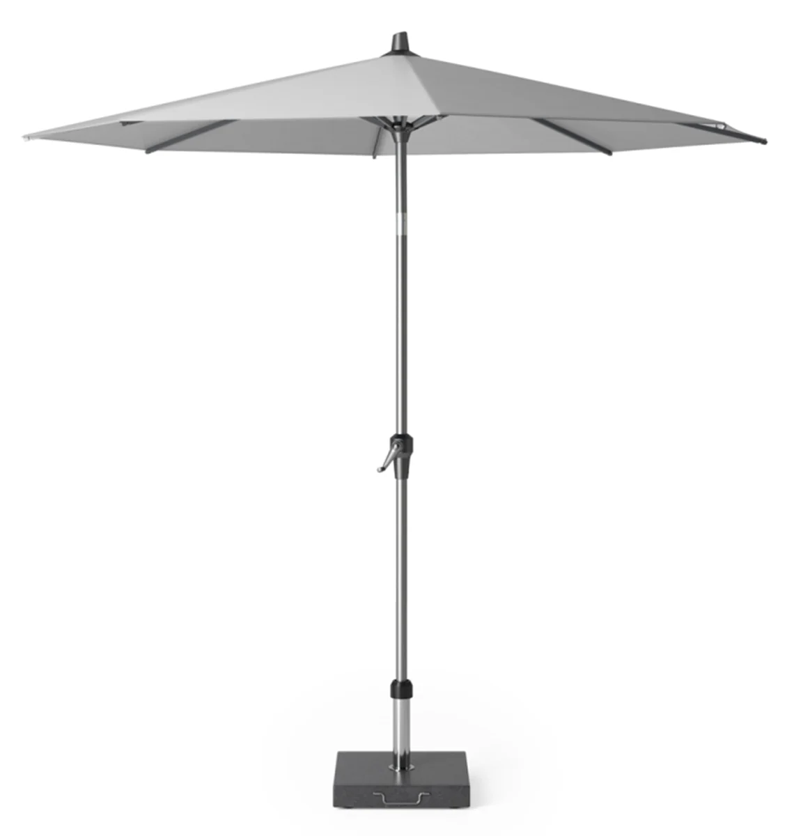 Platinum Riva parasol Ø2,5 m – lichtgrijs