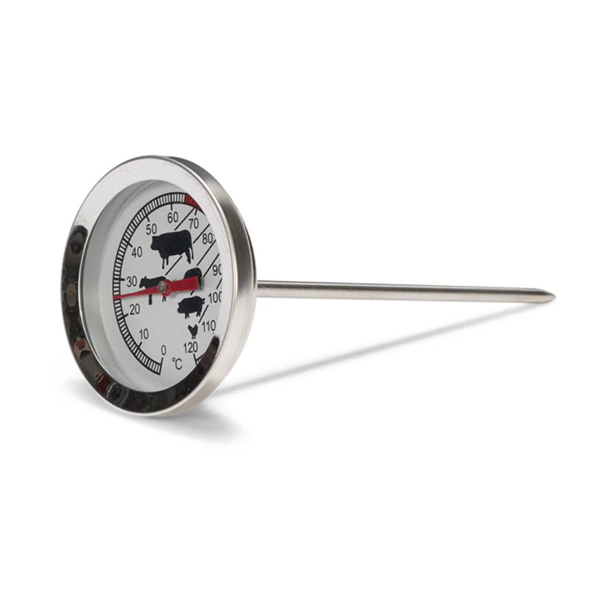 Braad & vleesthermometer RVS – 10 cm