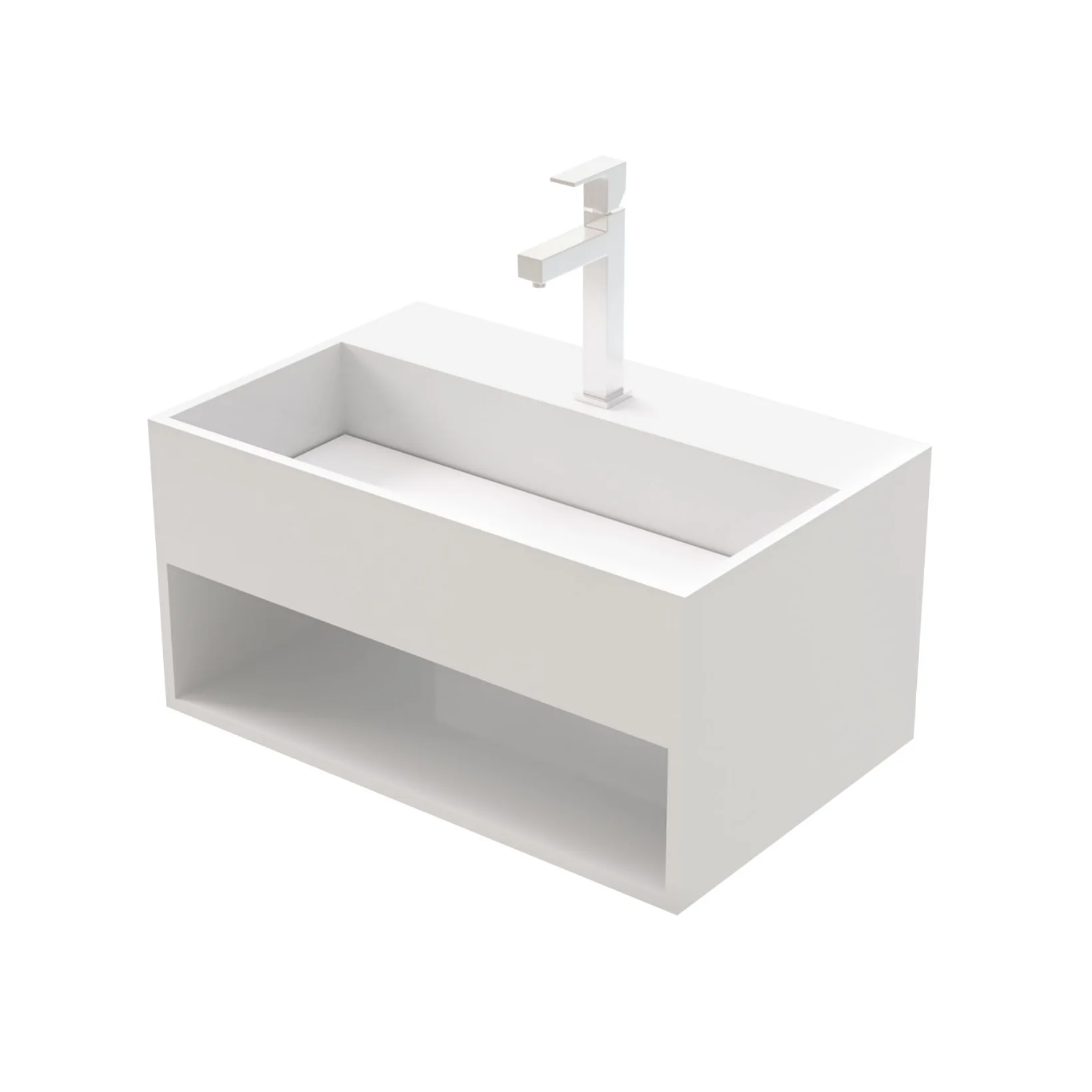 Solid Surface Wastafel – Onzichtbare Afvoer