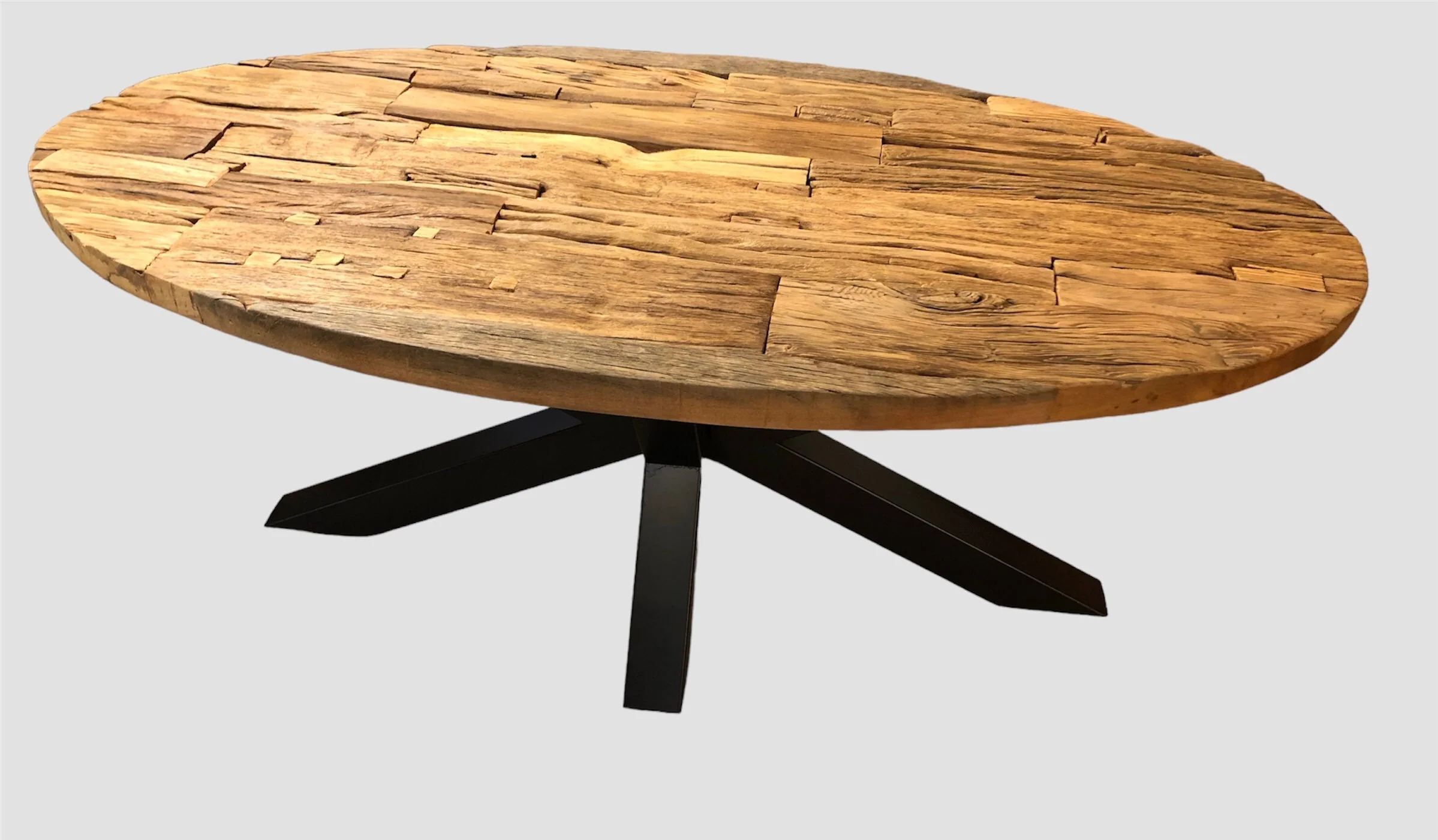 Design salontafel ovaal Wood 130cm G