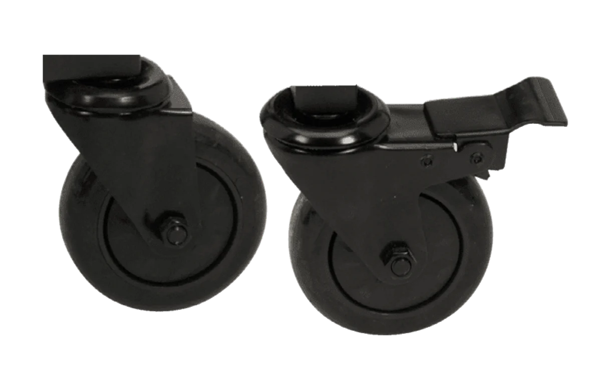 Big Green Egg Casterkit, set van 2 wielen