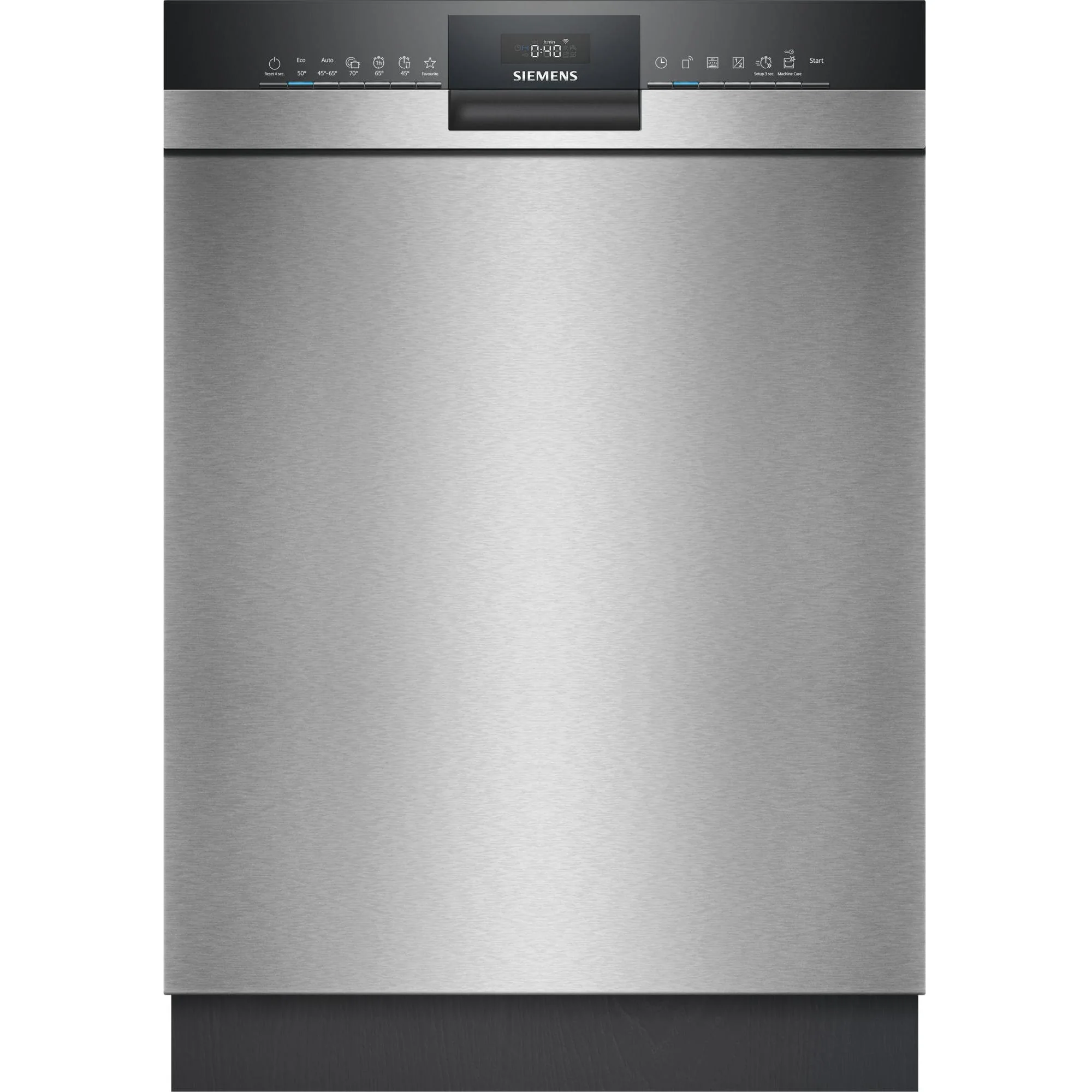 Siemens SN43ES02CS  – iQ300 – Onderbouw vaatwasser – 60 cm – Geborsteld staal