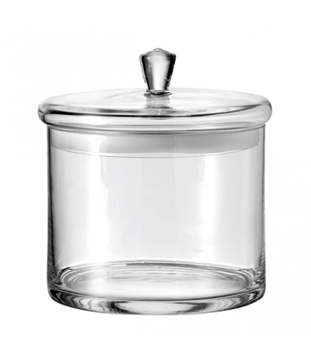 Leonardo Top voorraadpot 18 cm – transparant glas
